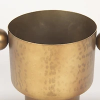 Juno 6.5H Medium Gold Iron Medium Vase