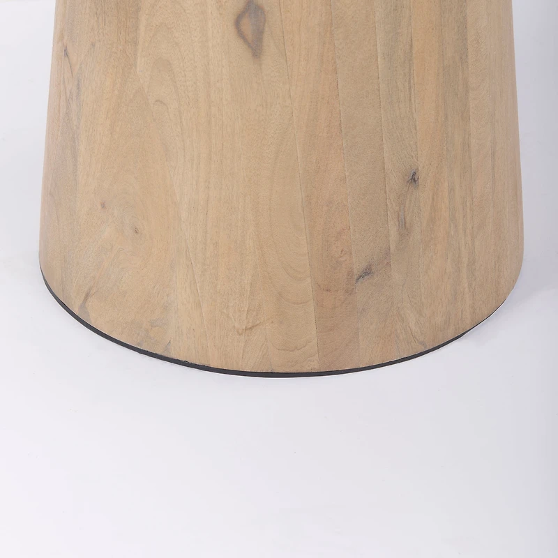 Maxwell 32" Round White Marble Bistro Table