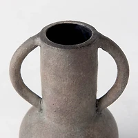Armani 6.7H Brown-Gray Double Ear Vase