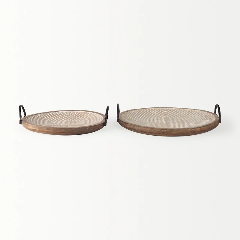 Jamila Tray set of two