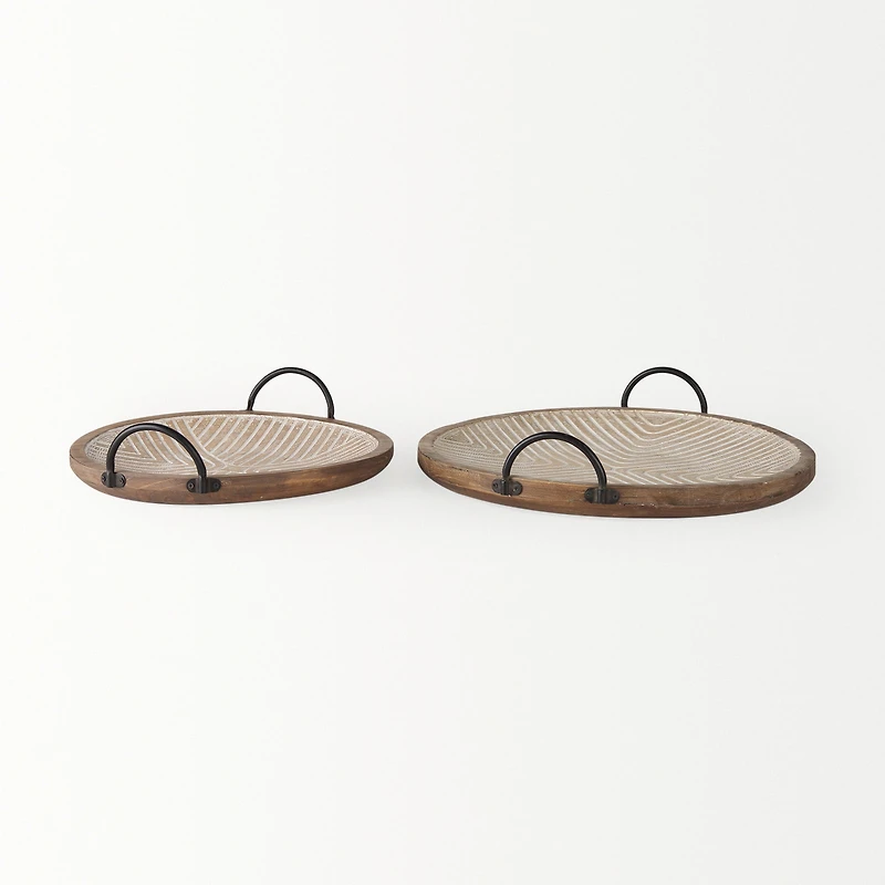 Jamila Tray set of two
