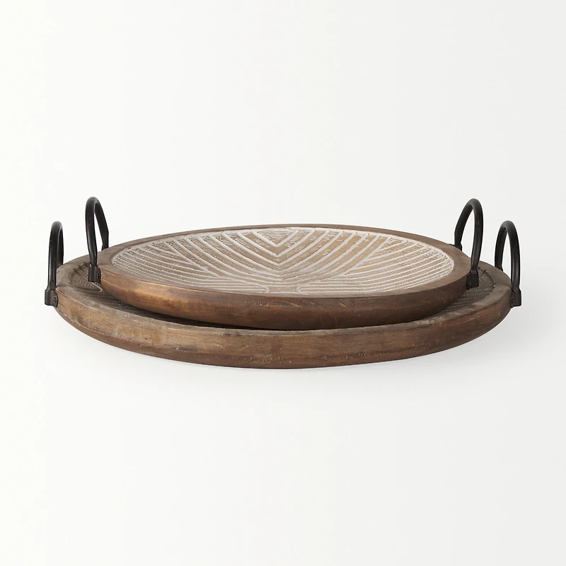 Jamila Tray set of two