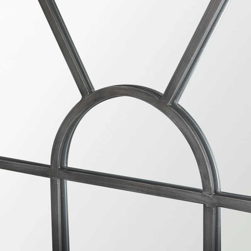 Dionne Black Iron Wall Mirror