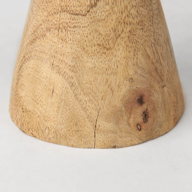 Ivan Medium Wooden Head Sculpture