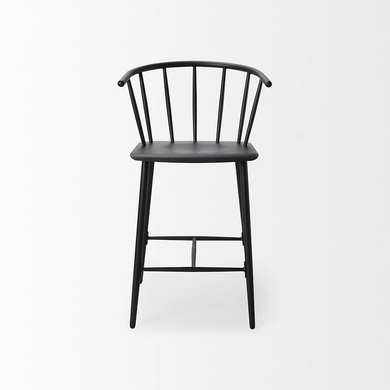 Colin Black Metal Counter Stool