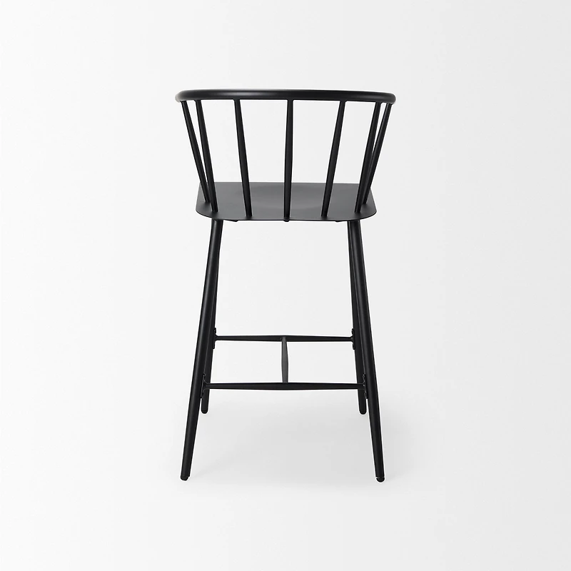 Colin Black Metal Counter Stool
