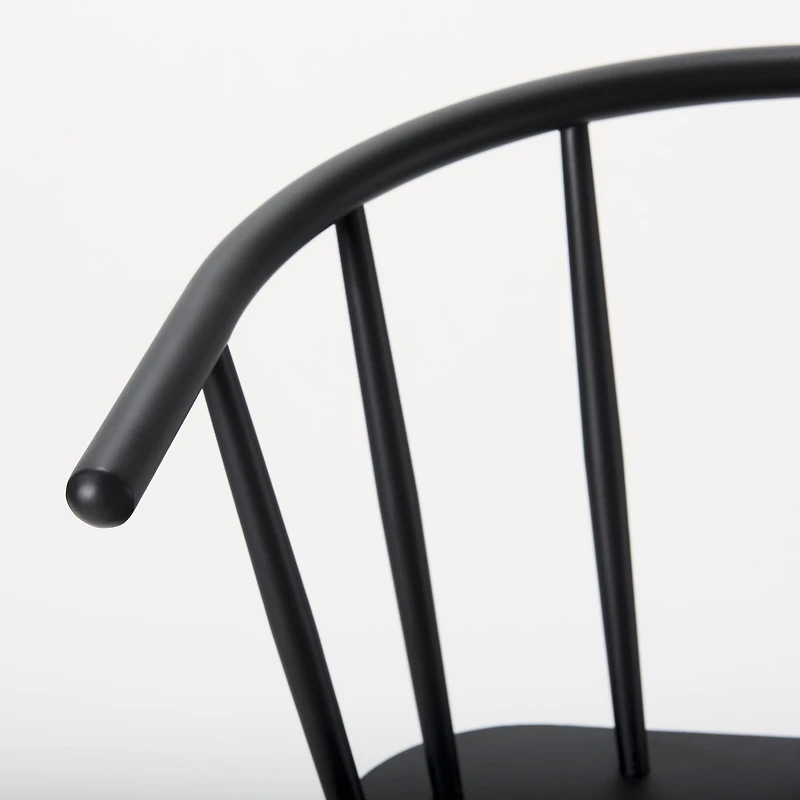 Colin Black Metal Counter Stool