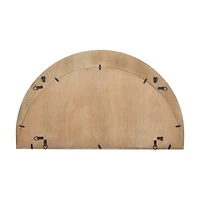Celeste Light Brown Wood Small Mirror