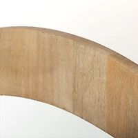 Celeste Light Brown Wood Small Mirror