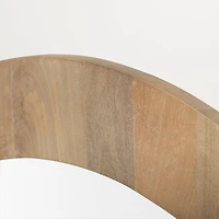Celeste Light Brown Wood Large Mirror