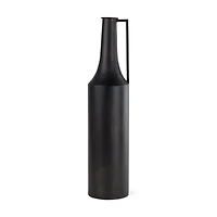 Aubrey Large 24.0H Black Iron Jug Vase