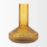 Jolene Tall Amber Glass Vase