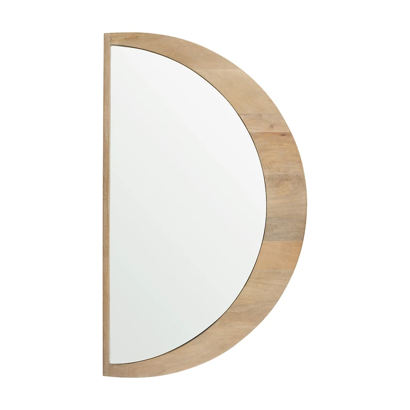 Celeste Light Brown Wood Large Mirror