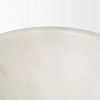 Katora Large Premium Solid White Marble Bowl