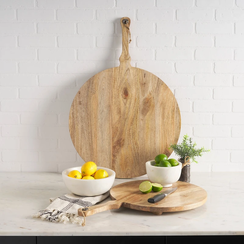 Katora Large Premium Solid White Marble Bowl