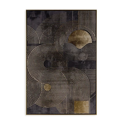 Midnight Radiance, Hand Painted Giclee