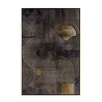Midnight Radiance, Hand Painted Giclee