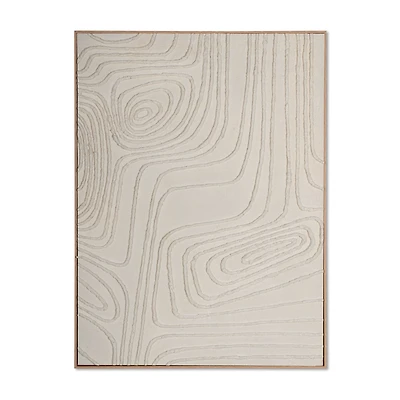 Silken Frost II, Hand Painted Canvas