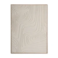 Silken Frost II, Hand Painted Canvas