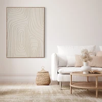Silken Frost II, Hand Painted Canvas