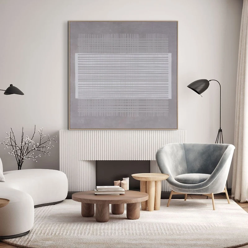 Interlaced, Hand Painted Canvas