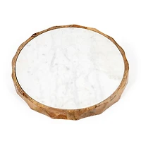 Chloe Marble and Wood Serving Board