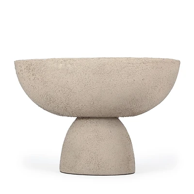 Florian Pedestal Bowl, Small Mud