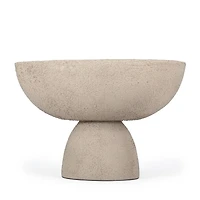 Florian Pedestal Bowl, Small Mud