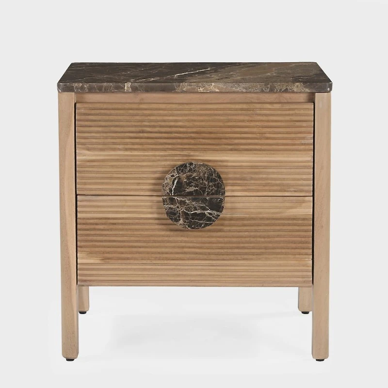 Aires 2 Drawer Nightstand