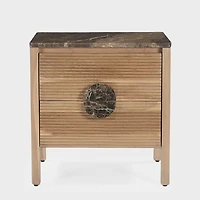 Aires 2 Drawer Nightstand