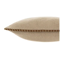 20x20 Honfleur Linen Pillow, Sienna