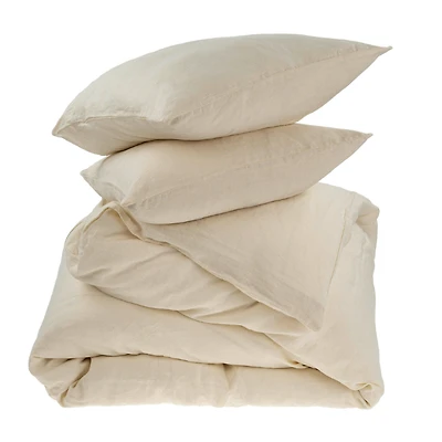 Reverie Linen Queen Duvet Set