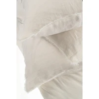 Lina Linen Duvet Set Ivory - Queen