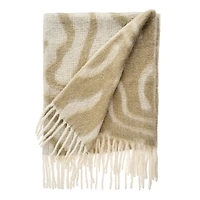 Bergen Wool Blend Throw - Pampas