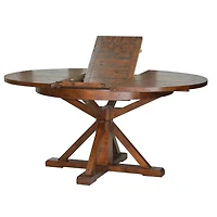 Irish Coast Round 47/63" Extension Dining Table - African Dusk