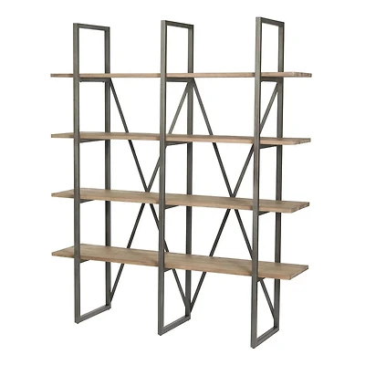 Kenya Large Cain Rack - Salvaged Grey