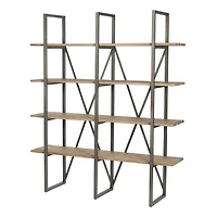 Kenya Large Cain Rack - Salvaged Grey