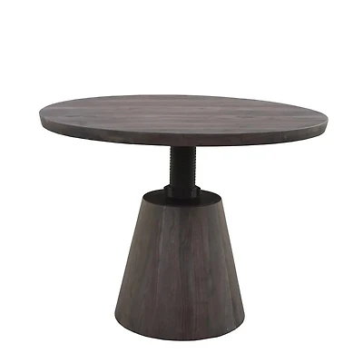 Bronx Crank Dining Table - Vinegar Matte