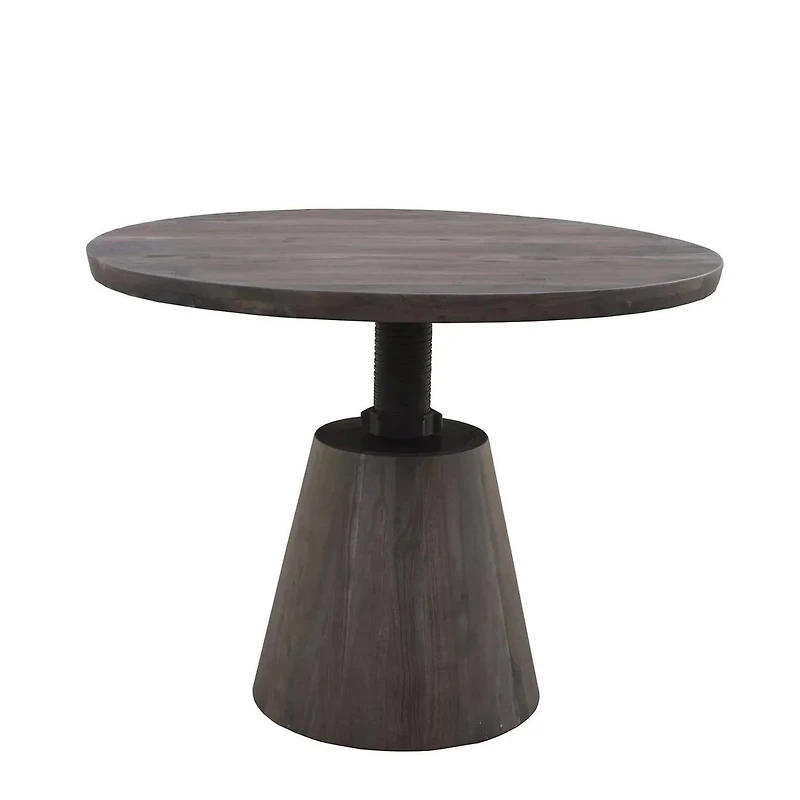 Bronx Crank Dining Table - Vinegar Matte