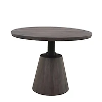Bronx Crank Dining Table - Vinegar Matte