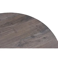 Bronx Crank Dining Table - Vinegar Matte