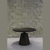 Bronx Crank Dining Table - Vinegar Matte