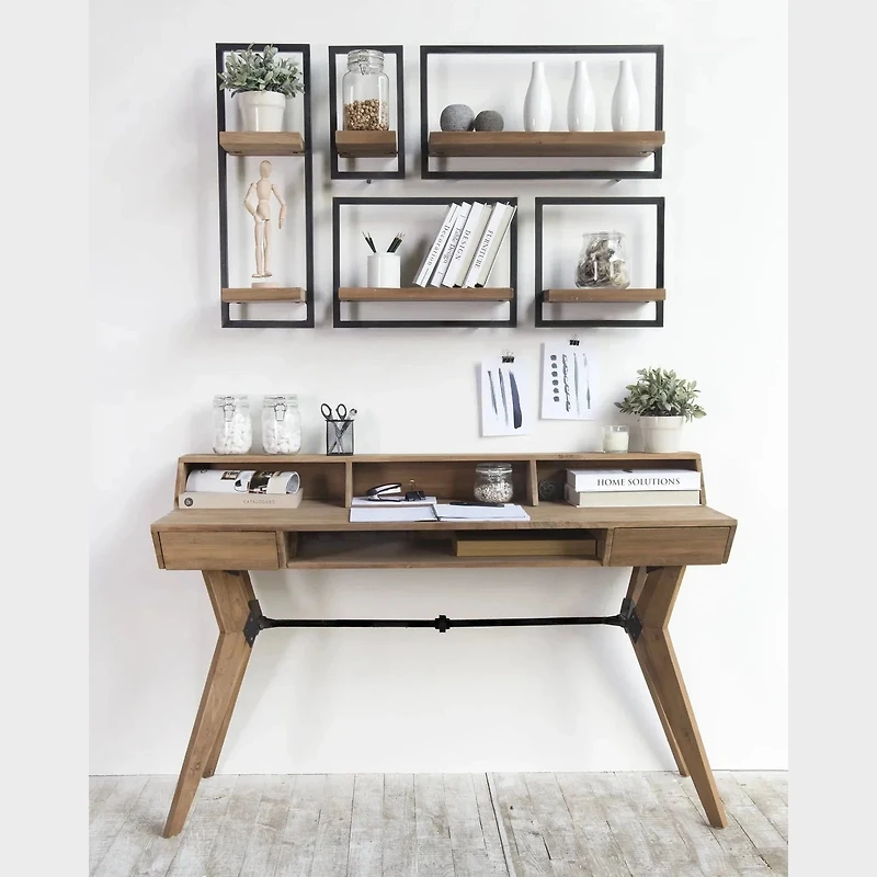 D-Bodhi Metal Frame Wall Box - Natural