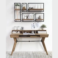 D-Bodhi Metal Frame Wall Box - Natural