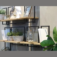 D-Bodhi Metal Frame Wall Box - Natural