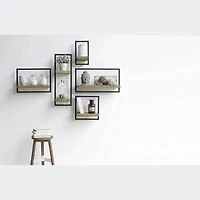 D-Bodhi Metal Frame Wall Box- Natural