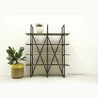 Kenya Large Cain Rack - Salvaged Grey