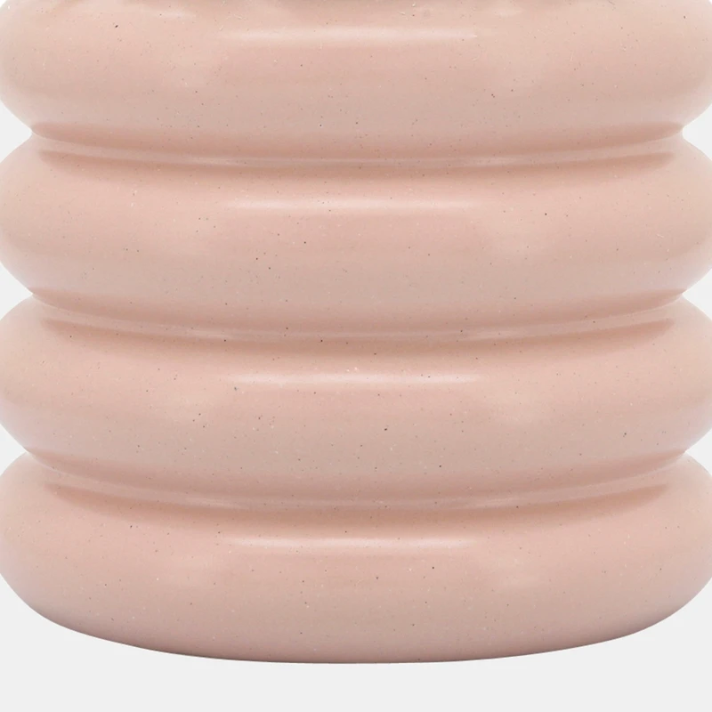 8" Bibendum Planter - Dusty Rose