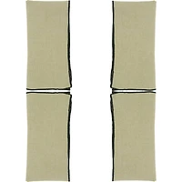 Stonewashed Stitch Border Table Napkins (Set of 4)