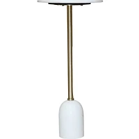 WEDDEL MARBLE DRINK TABLE